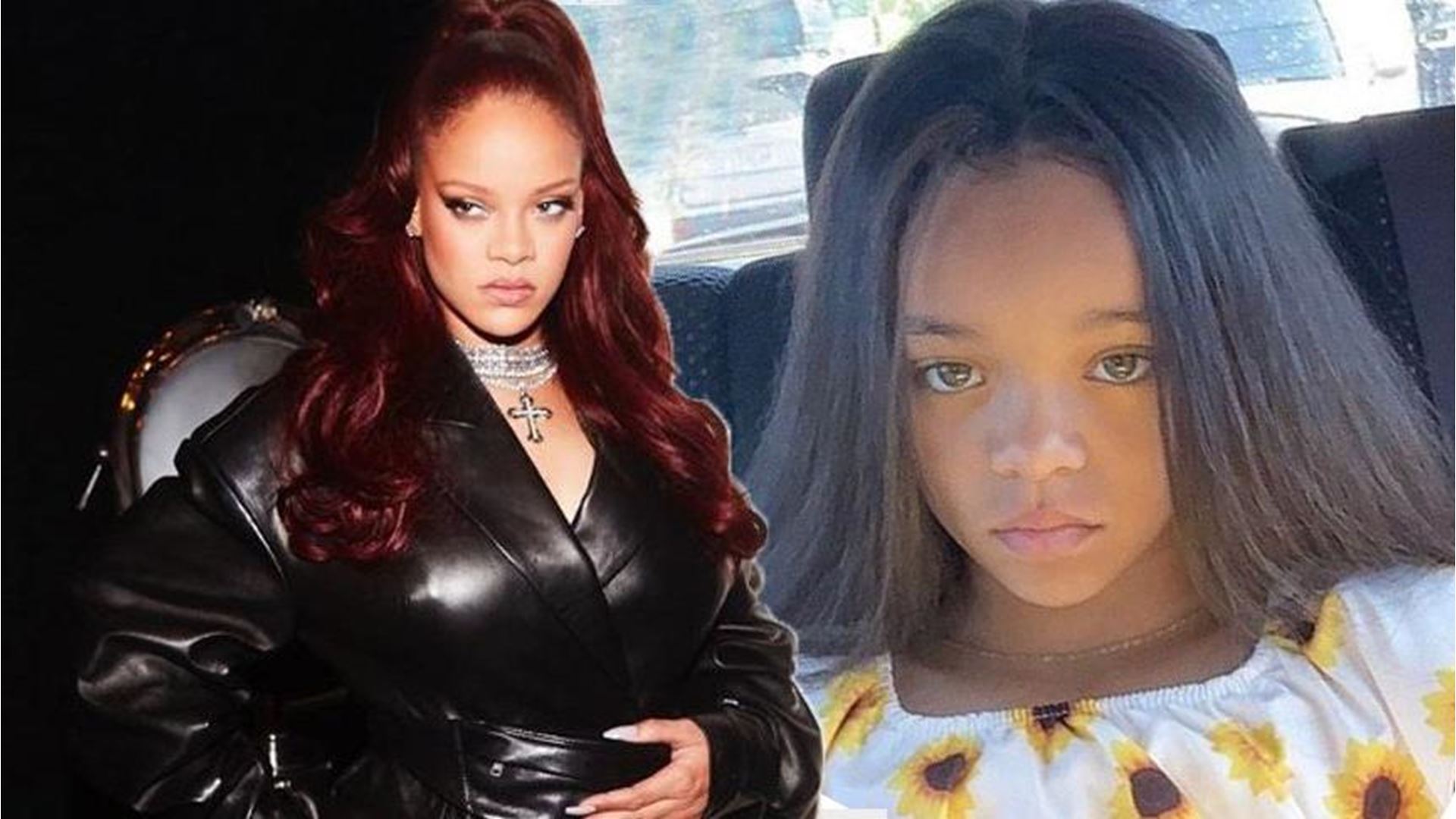Rihanna�ya ikizi kadar benziyor! Sosyal medyayı sallayan küçük kız kim?