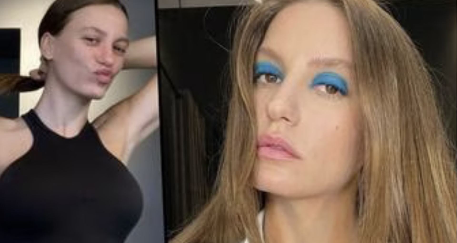 Serenay Sarıkaya çoğunlukla makyajlı ve filtreli fotoğraf paylaşımları ile ...
